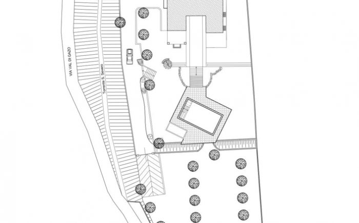 план первого этажа здания