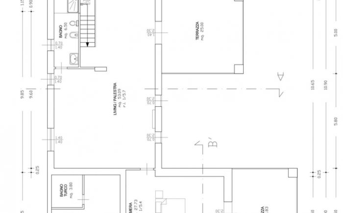 Plattegrond 1e verdieping